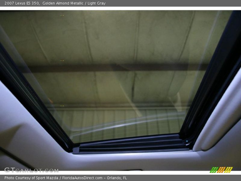 Golden Almond Metallic / Light Gray 2007 Lexus ES 350