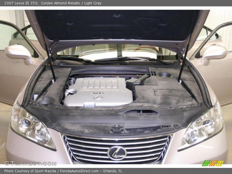 Golden Almond Metallic / Light Gray 2007 Lexus ES 350