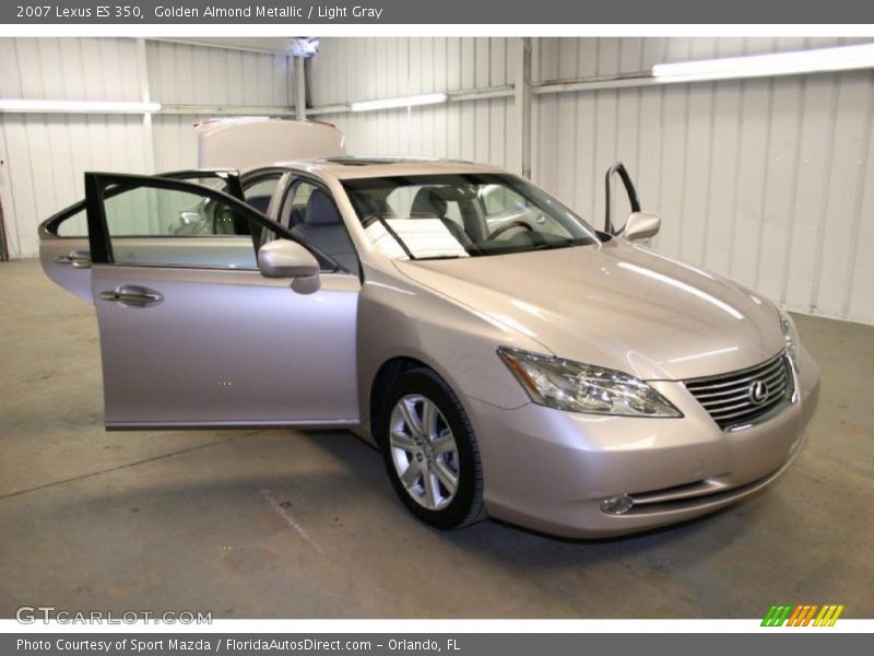 Golden Almond Metallic / Light Gray 2007 Lexus ES 350