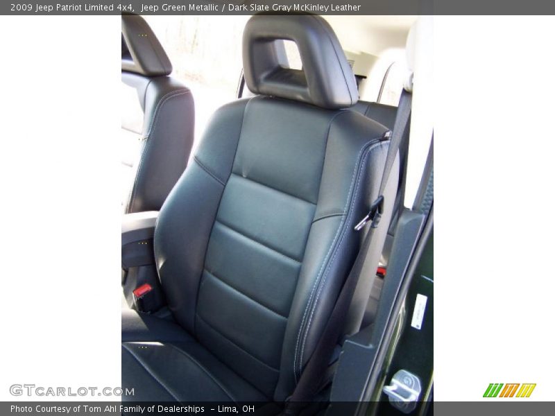 Jeep Green Metallic / Dark Slate Gray McKinley Leather 2009 Jeep Patriot Limited 4x4