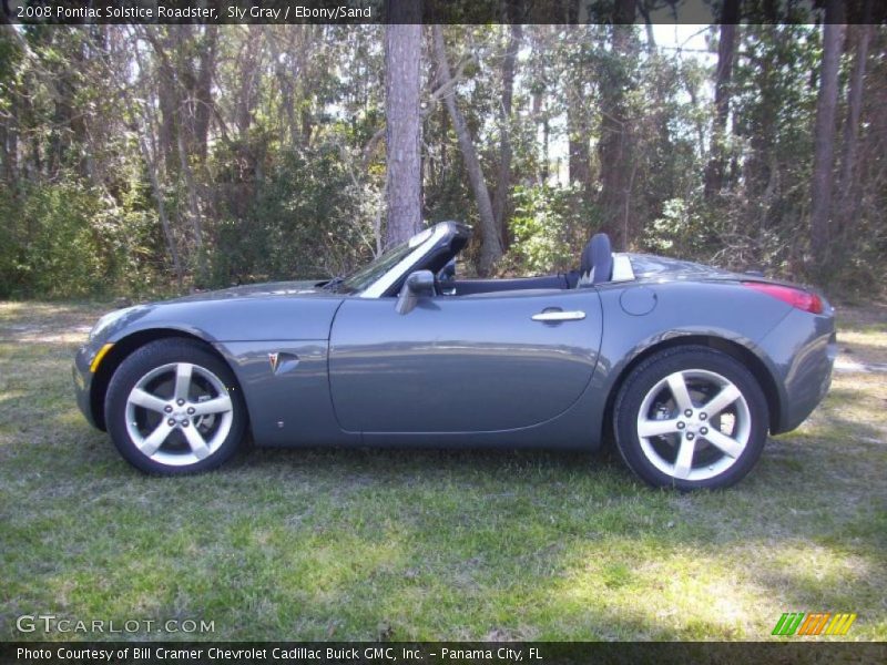 Sly Gray / Ebony/Sand 2008 Pontiac Solstice Roadster