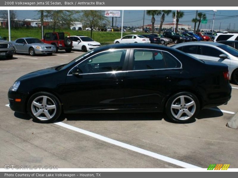 Black / Anthracite Black 2008 Volkswagen Jetta SE Sedan