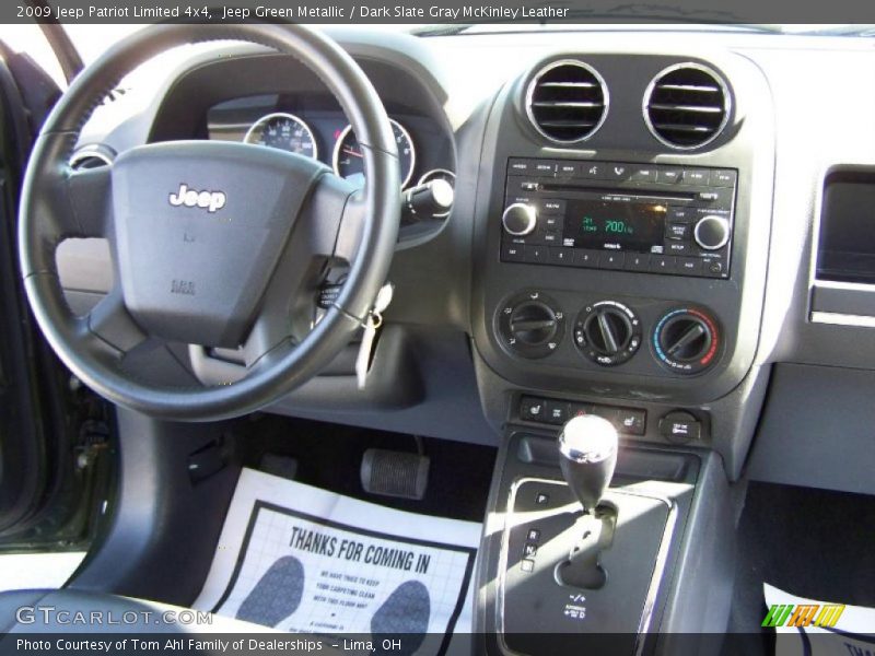 Jeep Green Metallic / Dark Slate Gray McKinley Leather 2009 Jeep Patriot Limited 4x4