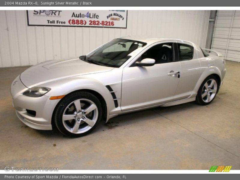 Sunlight Silver Metallic / Black 2004 Mazda RX-8