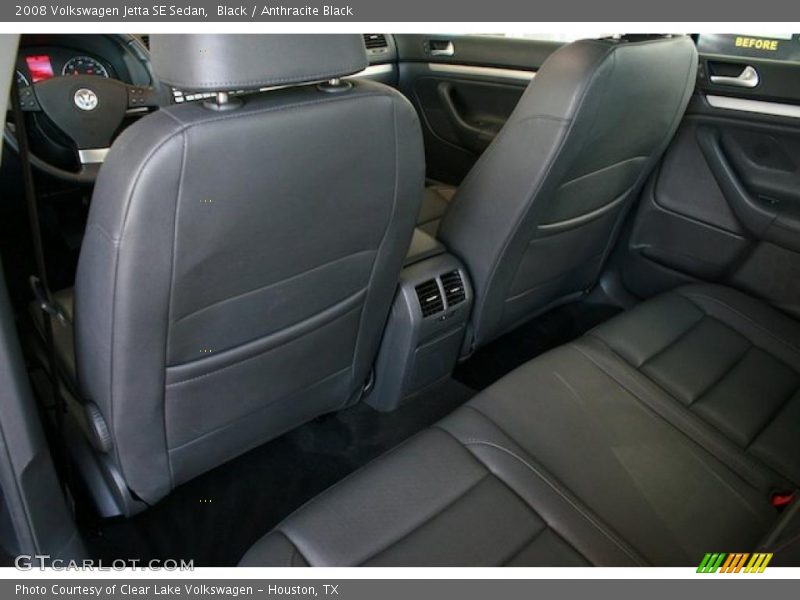 Black / Anthracite Black 2008 Volkswagen Jetta SE Sedan