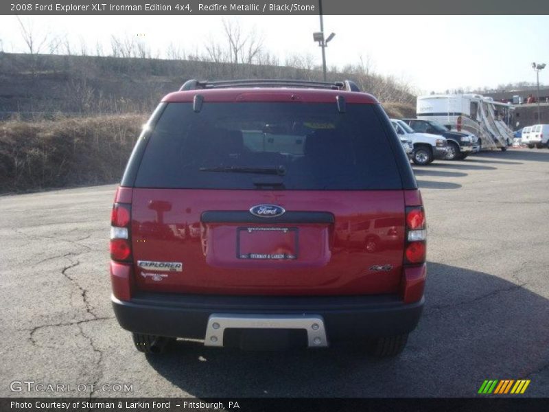 Redfire Metallic / Black/Stone 2008 Ford Explorer XLT Ironman Edition 4x4