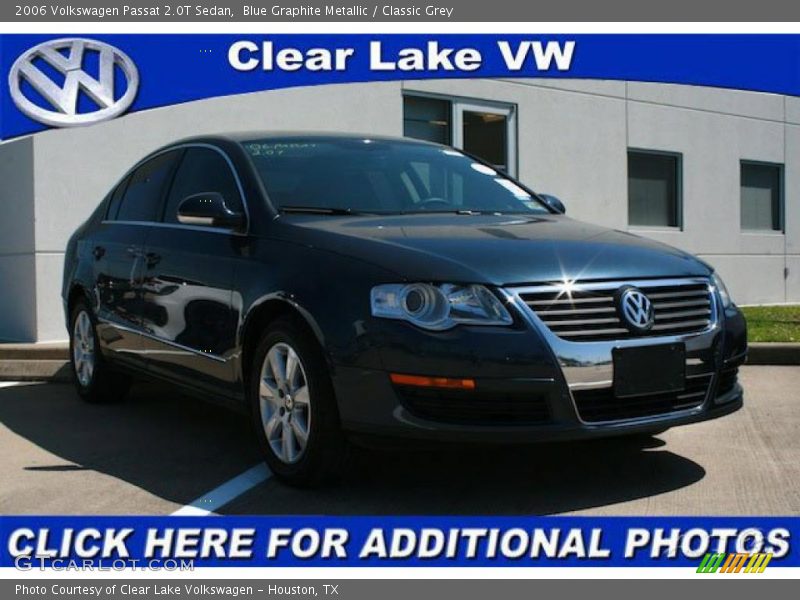 Blue Graphite Metallic / Classic Grey 2006 Volkswagen Passat 2.0T Sedan