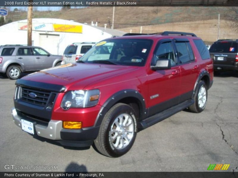 Redfire Metallic / Black/Stone 2008 Ford Explorer XLT Ironman Edition 4x4