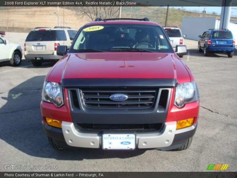 Redfire Metallic / Black/Stone 2008 Ford Explorer XLT Ironman Edition 4x4