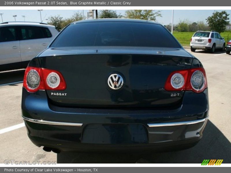 Blue Graphite Metallic / Classic Grey 2006 Volkswagen Passat 2.0T Sedan