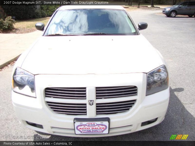 Stone White / Dark Slate Gray/Light Graystone 2007 Dodge Magnum SXT