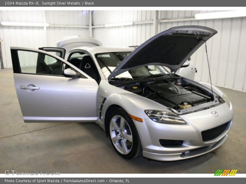 Sunlight Silver Metallic / Black 2004 Mazda RX-8