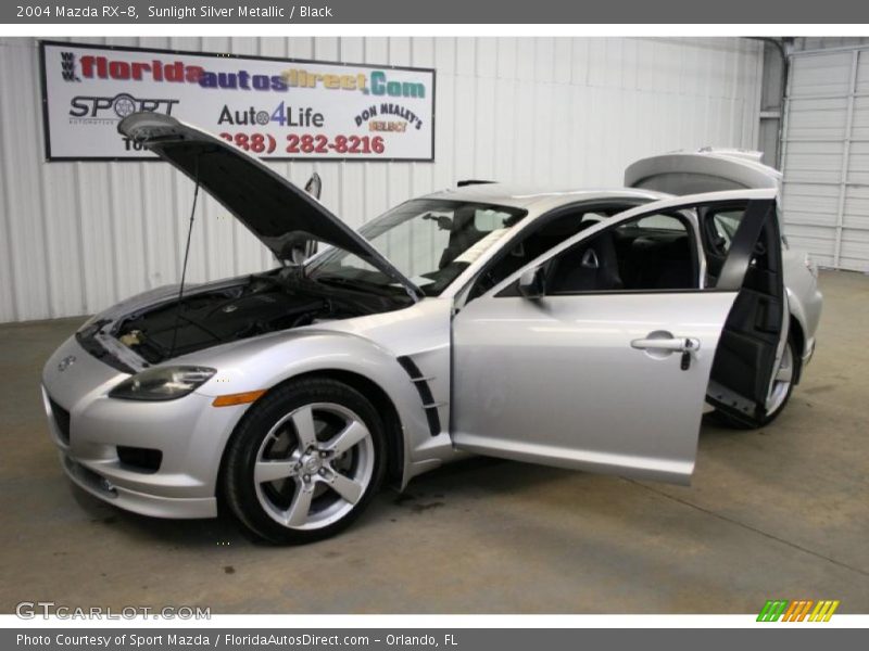 Sunlight Silver Metallic / Black 2004 Mazda RX-8