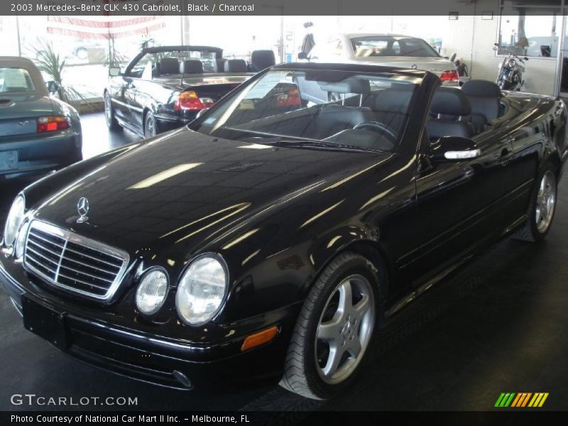 Black / Charcoal 2003 Mercedes-Benz CLK 430 Cabriolet