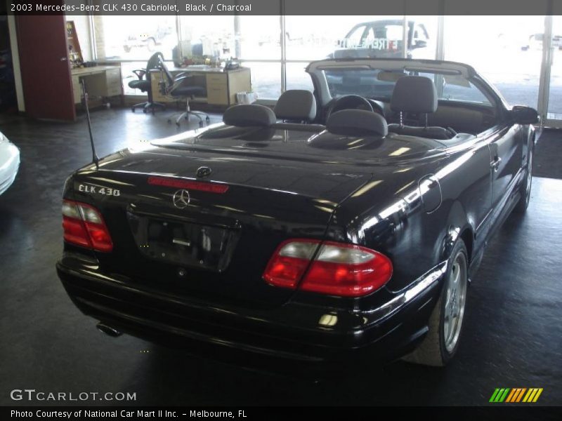 Black / Charcoal 2003 Mercedes-Benz CLK 430 Cabriolet