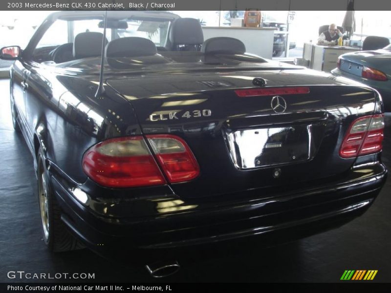 Black / Charcoal 2003 Mercedes-Benz CLK 430 Cabriolet