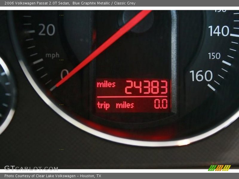 Blue Graphite Metallic / Classic Grey 2006 Volkswagen Passat 2.0T Sedan