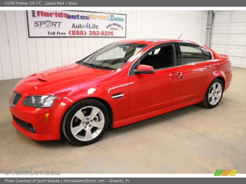 Liquid Red / Onyx 2008 Pontiac G8 GT