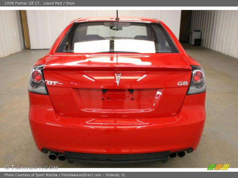 Liquid Red / Onyx 2008 Pontiac G8 GT