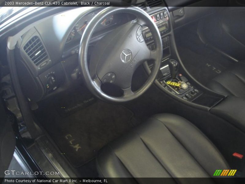 Black / Charcoal 2003 Mercedes-Benz CLK 430 Cabriolet