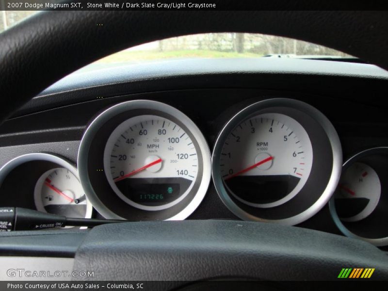 Stone White / Dark Slate Gray/Light Graystone 2007 Dodge Magnum SXT