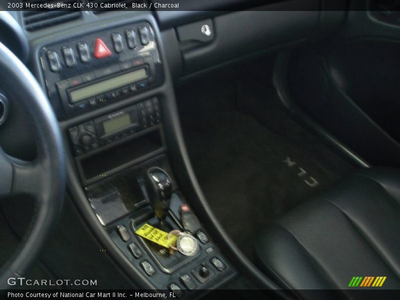 Black / Charcoal 2003 Mercedes-Benz CLK 430 Cabriolet