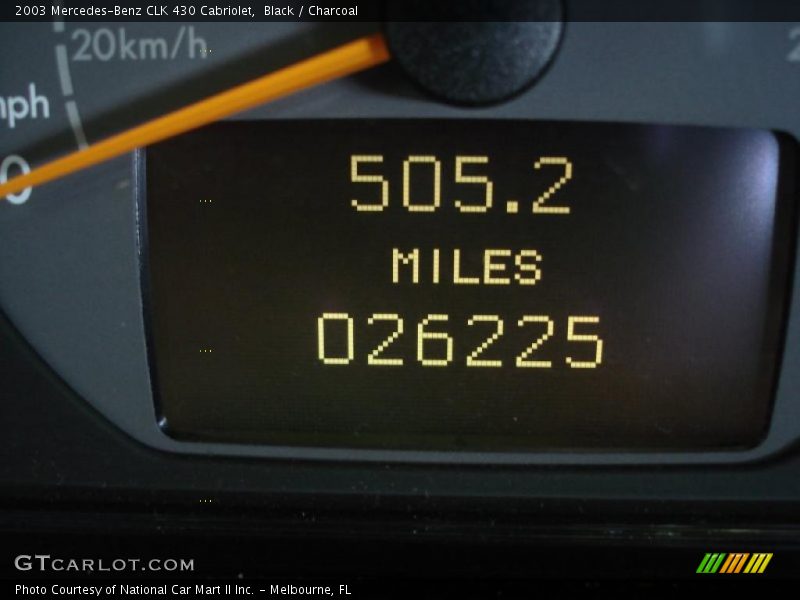 Black / Charcoal 2003 Mercedes-Benz CLK 430 Cabriolet