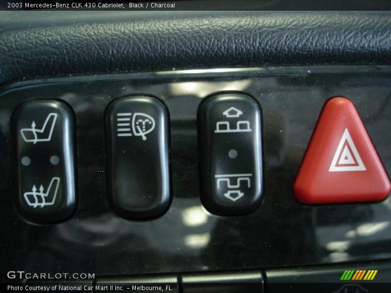 Black / Charcoal 2003 Mercedes-Benz CLK 430 Cabriolet