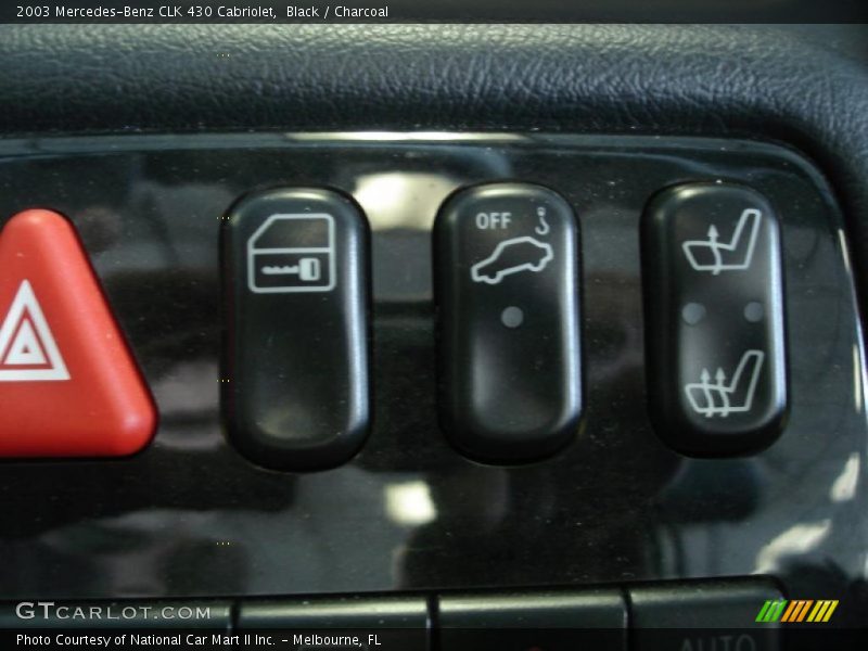Black / Charcoal 2003 Mercedes-Benz CLK 430 Cabriolet