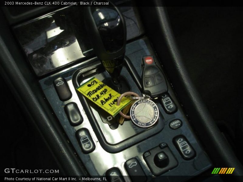 Black / Charcoal 2003 Mercedes-Benz CLK 430 Cabriolet