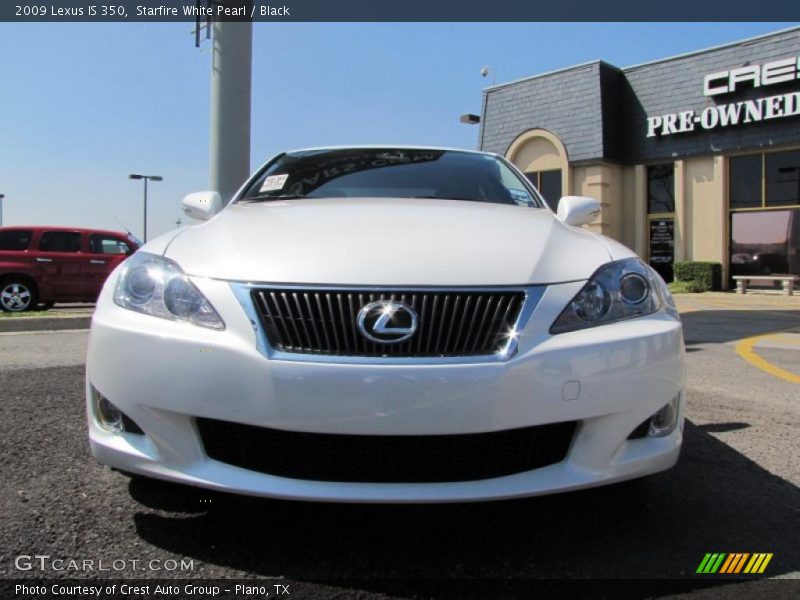 Starfire White Pearl / Black 2009 Lexus IS 350