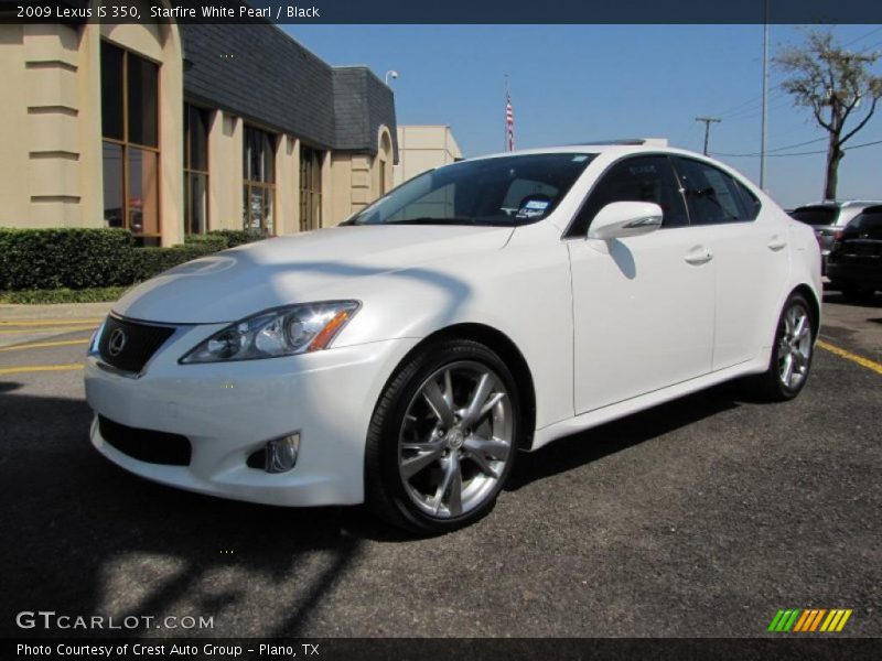 Starfire White Pearl / Black 2009 Lexus IS 350