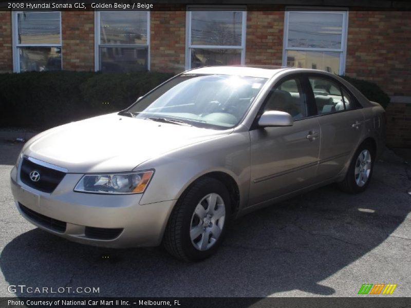 Golden Beige / Beige 2008 Hyundai Sonata GLS