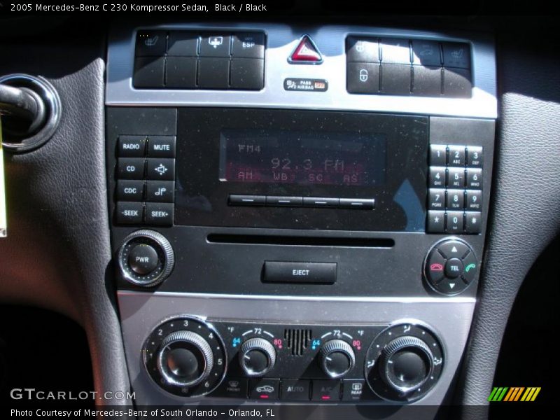 Black / Black 2005 Mercedes-Benz C 230 Kompressor Sedan