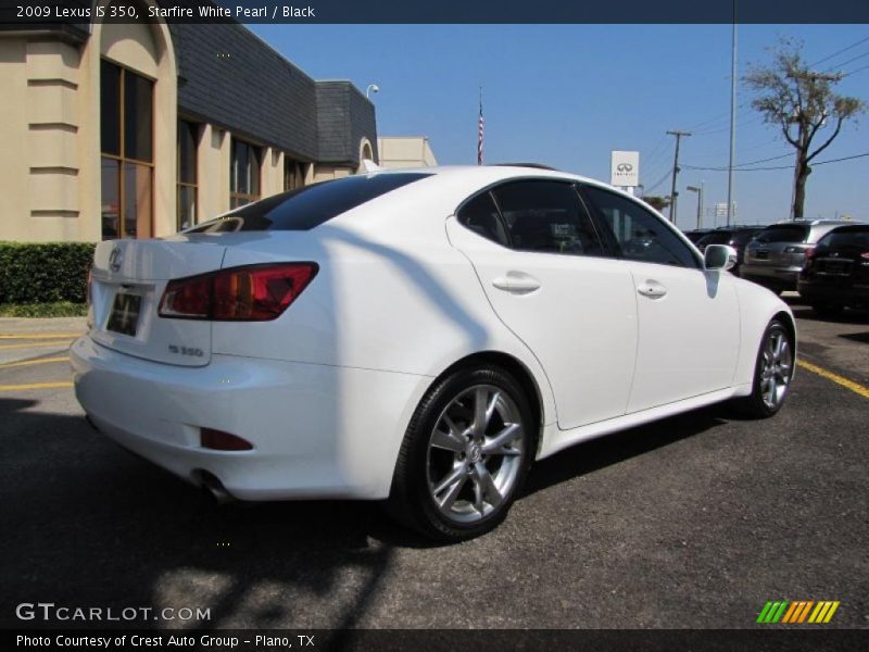 Starfire White Pearl / Black 2009 Lexus IS 350