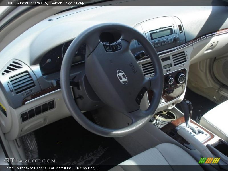 Golden Beige / Beige 2008 Hyundai Sonata GLS