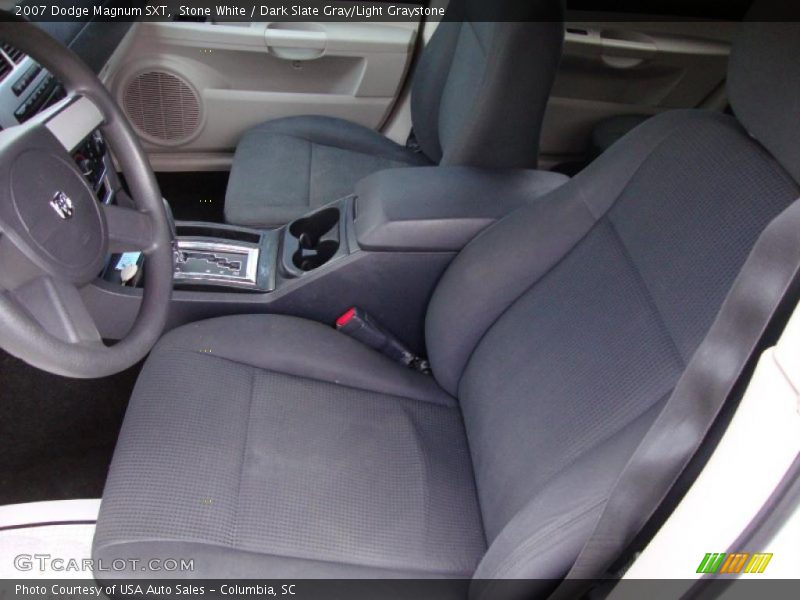 Stone White / Dark Slate Gray/Light Graystone 2007 Dodge Magnum SXT