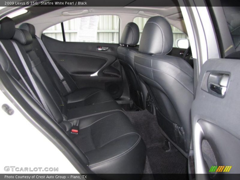 Starfire White Pearl / Black 2009 Lexus IS 350
