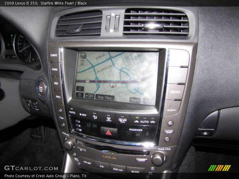 Starfire White Pearl / Black 2009 Lexus IS 350