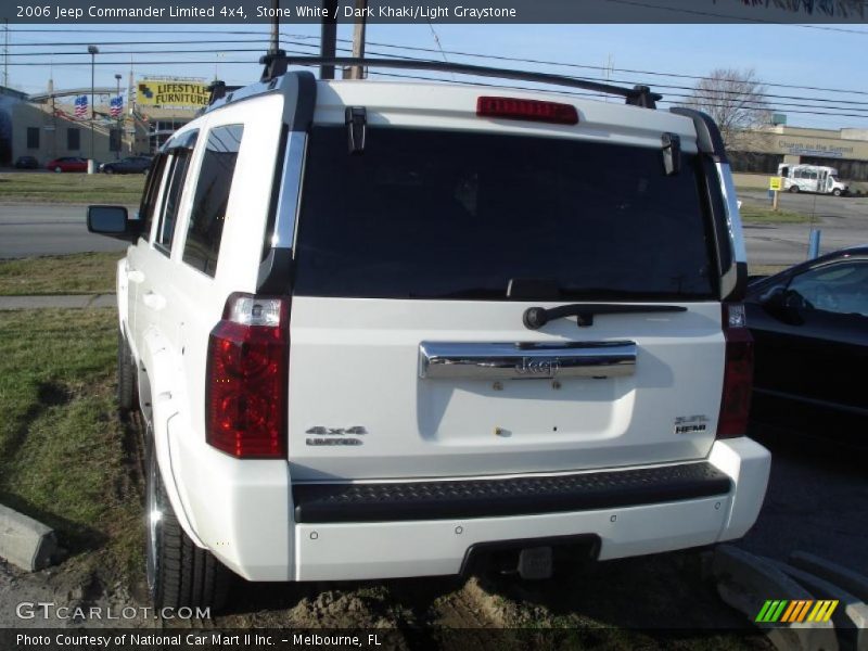 Stone White / Dark Khaki/Light Graystone 2006 Jeep Commander Limited 4x4