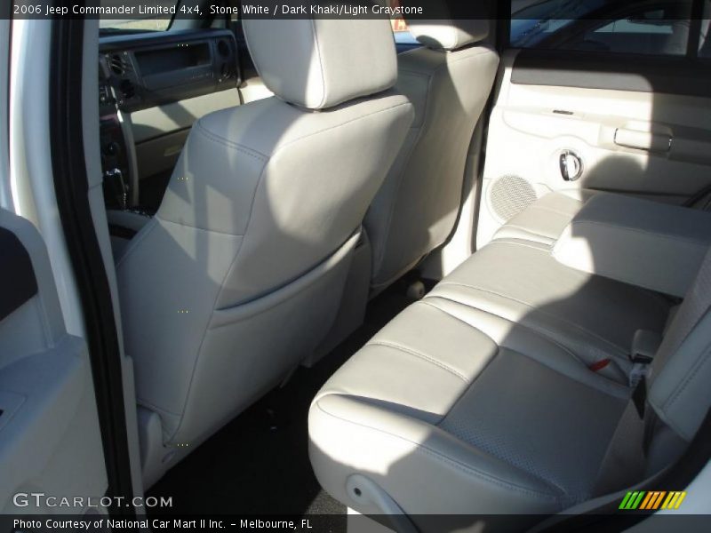 Stone White / Dark Khaki/Light Graystone 2006 Jeep Commander Limited 4x4