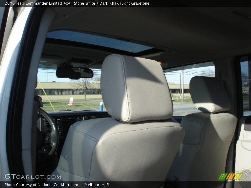 Stone White / Dark Khaki/Light Graystone 2006 Jeep Commander Limited 4x4