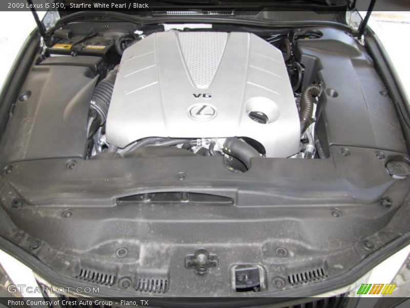 Starfire White Pearl / Black 2009 Lexus IS 350