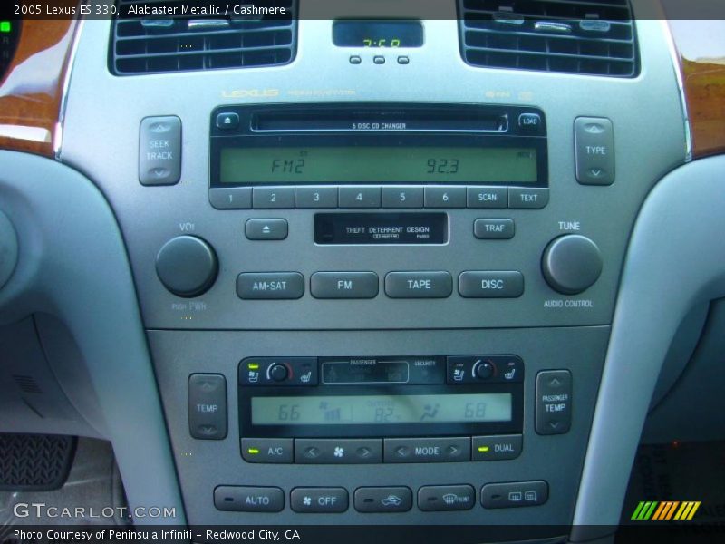 Alabaster Metallic / Cashmere 2005 Lexus ES 330