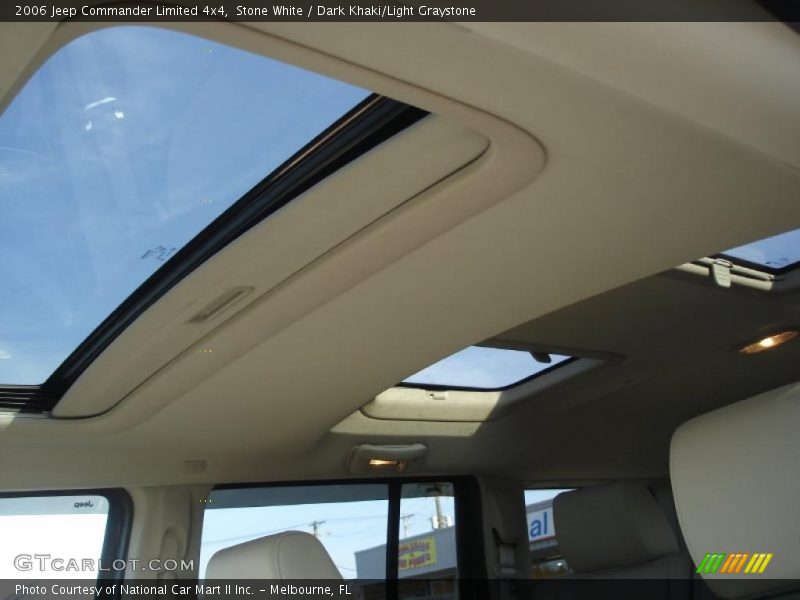 Stone White / Dark Khaki/Light Graystone 2006 Jeep Commander Limited 4x4