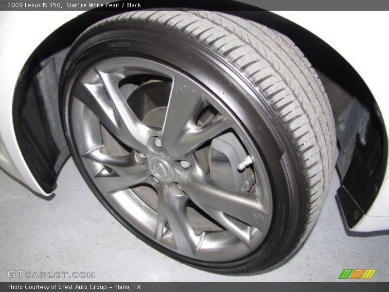 Starfire White Pearl / Black 2009 Lexus IS 350