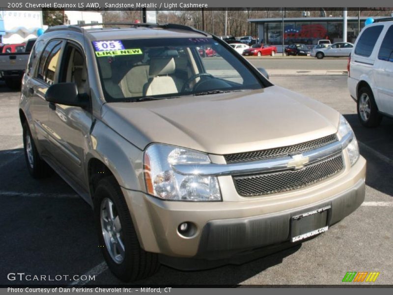 Sandstone Metallic / Light Cashmere 2005 Chevrolet Equinox LS AWD