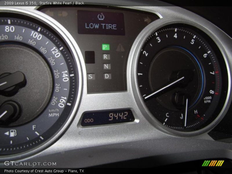 Starfire White Pearl / Black 2009 Lexus IS 350