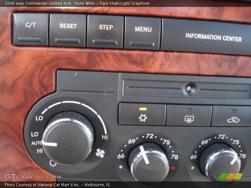 Stone White / Dark Khaki/Light Graystone 2006 Jeep Commander Limited 4x4