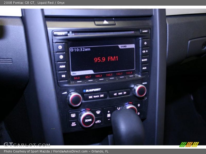 Liquid Red / Onyx 2008 Pontiac G8 GT
